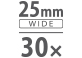 30x ultrazoom met ultragroothoek